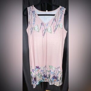 NWOT Purple Butterfly Sleeveless Summer Dress